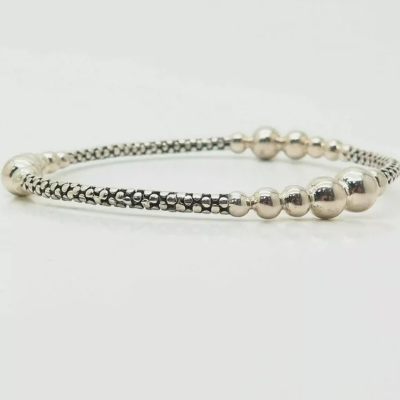Michael Dawkins 925 SS Graduated Ball Bracelet 7